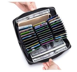 Wallets Men's Fashionable Long Zipper Wallets with Card Holders in 8 Colors Large Capacity, Durable Material