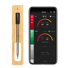 Grills Wireless Meat Food Thermometer for Oven Grill BBQ Smoker Kitchen Smart Digital Bluetooth Barbecue Thermometer Temperature Gauge