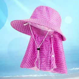 Berets Summer Sun Hats Casual 6 Colours Fishing Cap 55-60cm Visor Bucket Hat Outdoor Sunscreen