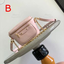 Designer Mini crossbody bag 1:1Mirror Quality Calfskin lady Chest Bag luxury chain Shoulder BagWith box LL242