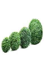Artificial Plant Ball Topiary Tree Boxwood Home Outdoor Wedding Party Decoration Artificial Boxwood Balls Garden Green Plant C19043996667