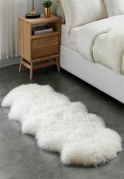 Soft Faux Fur Wool Carpet For Living Room Sofa Cushion Fluffy Bedside Rug Plush Bedroom Decoration Cover Door Window Bay Mat 220506656687
