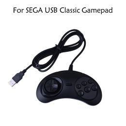 Mice New Wired 6 Buttons for SEGA USB Classic Gamepad USB Game Controller Joypad for SEGA Genesis/MD2 Y1301/ PC /MAC Mega Drive