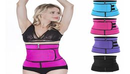 2020 Body Shaper Slimming Wrap Belt Waist Trainer Cincher Corset Fitness Sweat Belt Girdle Shapewear Plus Size Women Mens Fajas Sa1539443