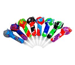 4.9inches Silicone Collector Kit With Quartz Tips Nector Collector Kit silicone pipes high quality Mini NC Smoking Tool6611045