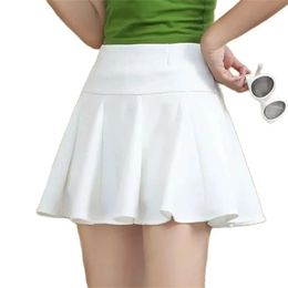 Skirts Japanese Fashion Design Skirt Preppy Style Spring Summer High Waist Elastic Skirt College Style Short Korean New Pleated Mini