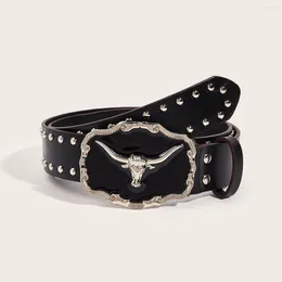 Belts Cowgirl For Trendy Jeans Rivet Punk Personality Girls Impressive Stage Hip-hop On The Streets