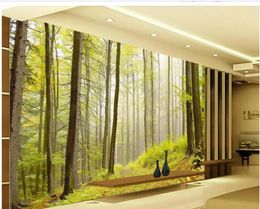 Popular nature forest landscape 3D TV backdrop mural 3d wallpaper 3d wall papers for tv backdrop3086435