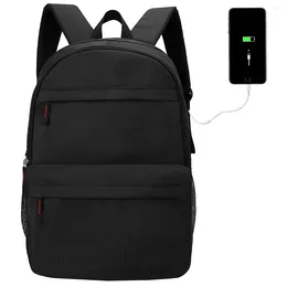 Backpack Waterproof Business Men USB School Backpacks Boys 15.6 Inch Laptop Women Bagpacks For Back Pack Bags