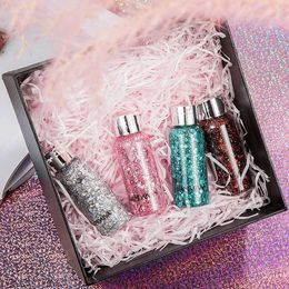 GZYE Body Glitter Eye Glitter Nail Hair Body Face Glitter Gel Art Flash Heart Loose Sequins Cream Festival Glitter Decoration Party Festival d240503