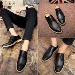 Dress Shoes Black Leather Men's Business Formal Wear Casual Wedding Shop