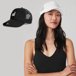 2024 Modedesigner Al Yoga Hats Cap för män och kvinnors stora visar små ansikte mångsidiga baseball utomhus trend solskyddsmedel