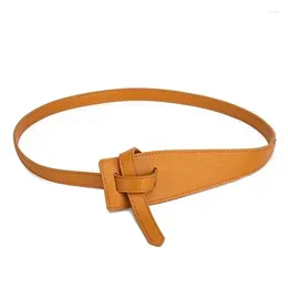 Belts Women Summer Fashion Korean Version Coat Belt Minimalist Wind Irregular Buckle Windbreaker Tie Waist Cover Accessories