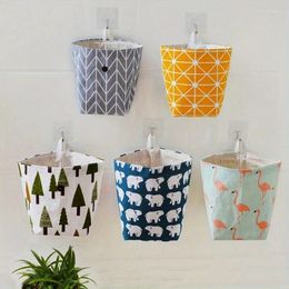 Storage Boxes 1PC Wall Hanging Bags Organiser For Home Small Pocket Desktop Box Pockets Bathroom Door Pendant Decor Supplies