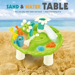 Beach water table toy childrens splashing water table game toy outdoor entertainment water sports summer beach activity accessories 240424