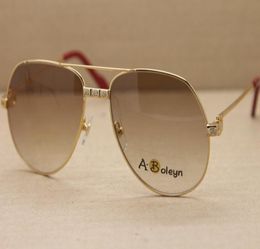 High quanlity Factory direct 1324912 Sunglasses outdoors driving glasses fashion C Decoration gold frame glasses Size 58161158459