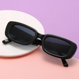 Sunglasses 2024 Fashion Vintage Classic Retro Square Women Brand Travel Small Rectangle UV400