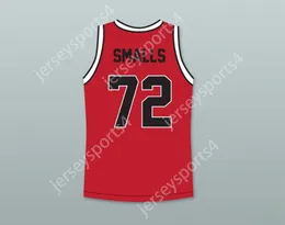 CUSTOM NAY Mens Youth/Kids BIGGIE SMALLS 10 BAD BOY RED BASKETBALL JERSEY WITH PATCH TOP Stitched S-6XL