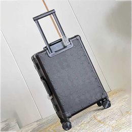 20inch Suitcase Black Baggage Four Wheels Travel Bag Brand Designer Bag Weekend Duffel Bags Trolley Rolling Luggages Pouch 240215