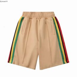 Palms Shorts Mens Womens Solid Colour Short Palms Angle Short Letter Strip Angles Webbing Refreshing And Breathable Five-Point Clothes Summer Beach Clothing 785