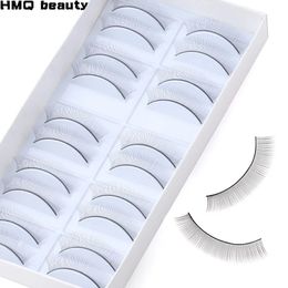 False Eyelashes Handmade Natural Training Lashes For Beginners Teaching Practise Beauty Makeup Tools 240506