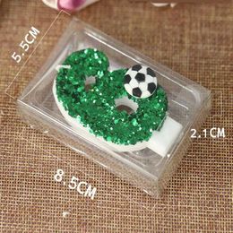 3PCS Candles Football Cake Candles Birthday Candles Soccer Candles Cupcake Toppers Cake Decorating Supplies Football New