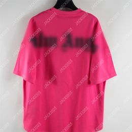 Palm PA Harajuku 24SS Summer Letter Printing Logo T Shirt Boyfriend Gift Loose Oversized Hip Hop Unisex Short Sleeve Lovers Style Tees Angels 2001 MHJ