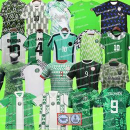 Nigeria 2024 SOCCER JERSEYS OSIMHEN 18 19 22 23 24 Nigerian Football Shirt T OKOCHA Vest BABAYARO 2018 Green Fans Player Version 94 96 98 Training Uniform 1994 1996