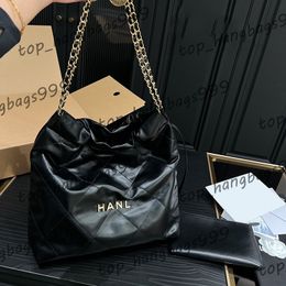 Luxury Designer Large Capacity Shoulder Bag Have Coin Decoration Sheepskin Pattern Garbage With Gold Chains Crossbody Handbags 42x32cm