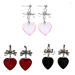 Dangle Earrings Elegant Bowknot Studs Alloy Material Perfect For Daily Wear Dates Party