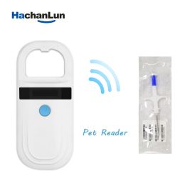 Card Rfid Pets Scanner 134.2khz Fdxb Iso11784/11785 Pet Rfid Chip Reader for Dog Cat Lcd Display Animal Microchip Scanner Tag Barcod