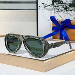 Designer occhiali da sole a forma di ovale con telaio in fibra di acetato e lenti poliammidiche z2445 femminili e occhiali da sole di lusso classici retrò retrò con imballaggio dedicato