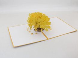 Handmade 3D Tree Greeting Cards Invitation Thank You Postcard For Birthday Christmas Festive Party Supplies8137768