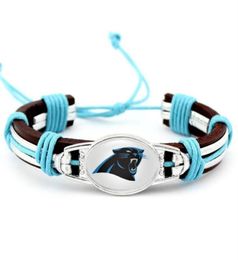 US Football Team Carolina Dangle Charm DIY Necklace Earrings Bracelet Bangles Buttons Sports Jewellery Accessories276s8963792