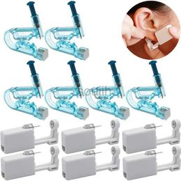 Body Arts Safety Ear Piercing Gun Kit Disposable Disinfect Safety Earring Piercer Machine Studs Nose CLip Body Jewelry Piercing Tool d240503