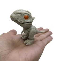 Other Toys Dinosaur model toy mobile connection finger bite simulation animal Jurassic dinosaur interactive educational toy for childrenL240502