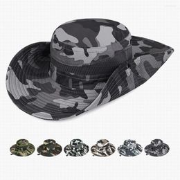 Berets Quick Drying Boonie Hat Fashion Protect Neck Anti-UV Fishing Cap Breathable Adjustable Fisherman Four Seasons