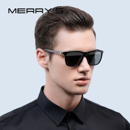 MERRY'S Fashion Unisex Retro Aluminum Sunglasses Men Polarized Lens Brand Designer Vintage Sun Glasses For Women UV400 S'8286 274d