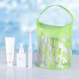 Cosmetic Bags TPU Tote Waterproof Small Bag Make Up Swimming Washbag Beach Travel Organiser Toiletry Woman Makeup