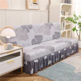 Chair Covers Jacquard Elastic Armless Sofa Bed Cover Folding Tight Wrap Towel Bench For Home