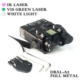 Lights Full Metal Dbala2 Green Laser Sight Advance 2 Visible / Ir Dual Beam Aiming Peq15a Infrared Laser Light Airsoft