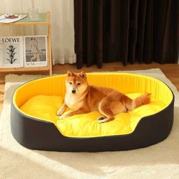 Cat Beds Furniture Pet Dog Bed Four Seasons Universal Big Size Extra Large Dogs House Sofa Kennel Soft Pet Dog Cat Warm Bed S-XXL Pet Accessories