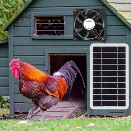 Accessories Solar Panel Powered Fan Ventilator 30w Exhaust Fan Outdoor Ventilation Equipment For Greenhouse Motorhome House Chicken House