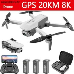 Drones Unmanned aerial vehicle 8K professional G 20km 4k dual camera with G 5G WIFI wide-angle FPV real-time transmission RC distance 2KM WX