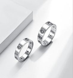 Gold Love Ring Design For Men Loves Titanium Steel Diamond Luxury Mens Designer Silver Rings Women Designs Fashion Jewelry Womens 5796830