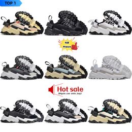 Designer shoes Classic OZWEEGO Snekers Absorbing breathable Mens Retro Womens Cowhide Black White Yellow Outdoors Cross-country mountaineering Sports Trainers
