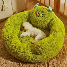 Cat Beds Furniture Pet Dog Sofa Beds for Small Dogs Warm Plush Pet Beds Cat Beds Medium Dog Bed Mat Pets Kennel Washable Puppy Kitten Bed Mattress