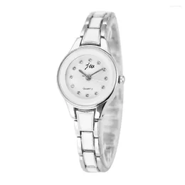 Wristwatches Fashion Women Quartz Watch Waterproof Stainless Steel Small Dial Classic Watches For Gift Travel Work Shopping