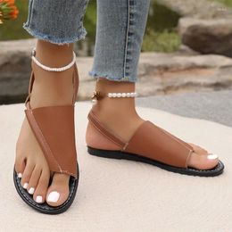 Sandals Women Clip Toe Flats Shoes Fashion Casual Summer Slippers 2024 Brand Beach Flip Flops Cosy Dress Zapatillas De Mujer