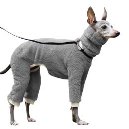 Vests Winter Onesies For Dogs Clothes Loose Four Legged Thick Dogs Suits Large Soft Puppy Clothes High Greyhound Neck Warm Italian